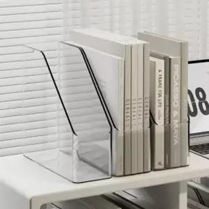 아크릴 스탠딩 책꽂이 투명 미니 파일함 (WFKAY9N)