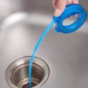 욕실 세면대 하수구 싱크대 배관케어 뚫어뻥 청소도구 (WFKAYOB)