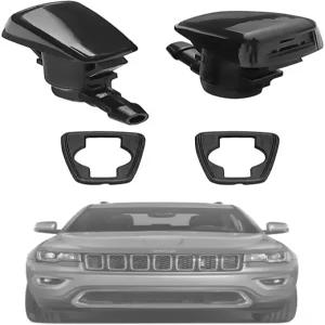 68260443AA 프리미엄 와이퍼 워셔 노즐 2005-2023 지프 그랜드 체로키 WK 2 WL 윈드실드 워셔액 제트