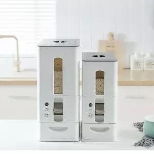 히카리 쌀 보관통 | 밀폐 쌀통 잡곡통 주방 수납