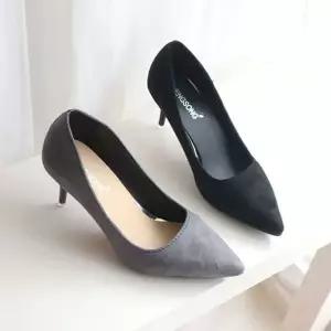 [하프클럽/]빅사이즈 하이힐 구두 스웨이드 여성구두 편한 하이힐