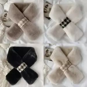 [하프클럽/]겨울 페이크 퍼 머플러 방한 여성 머플러 밍크 털