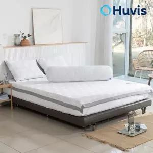 [쿨앤슬립] Q 퀸 휴비스 듀라론 슈퍼쿨 3종 풀세트 (냉감패드 + 베개커버 + 바디필로우) 휴비스