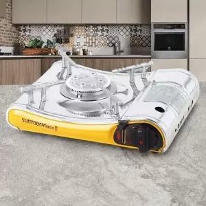 2중가스버너 휴대용버너 취사 설계버너 2중 안전 파워 (WFKBHHN)