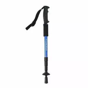 액티브 4단 길이조절 등산스틱 블루 등산지팡이