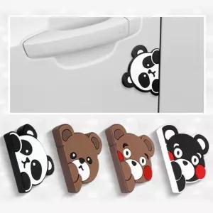 차문콕방지 귀여운 곰돌이 캐릭터 도어가드 패드 자동차 새차선물 문꼭