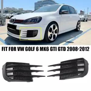 폭스바겐용 전면 범퍼 그릴 안개등 프레임 커버 폭스바겐 VW 액세서리 골프 6 MK6 GTI GTD 2008 2009 2010