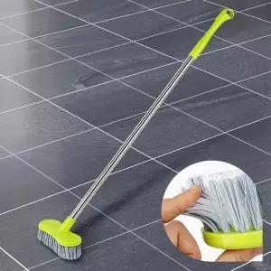 밀대청소솔 욕실청소도구 가정용 고급긴바닥솔 밀대 튼튼모 4단 (WFKBIS8)