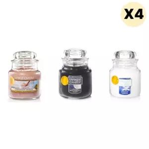 양키캔들 스몰자 향초 연말선물 겨울무드 캔들 3개 X4