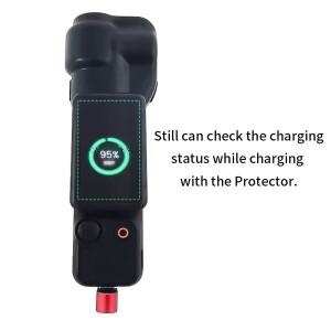 호환 실리콘 케이스 DJI Osmo Pocket 3 핸들 카메라 액세서리용 스크래치 방지 충격 짐벌 슬리브 팬 틸트