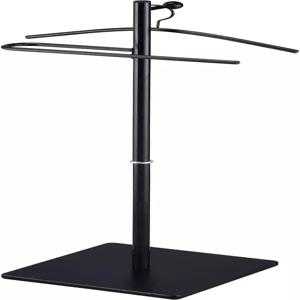 프로맨 제품 VL17241 쿠모 프리스탠딩 메탈 발렛 스탠드 정리함 탈부착 가능한 행거 바지 바 블랙 11.5인치