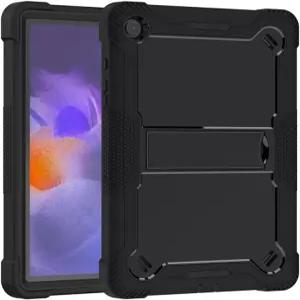 삼성 갤럭시 탭 A9 플러스 11인치 케이스 2024(X210 X215 X216)용 옴팩 360 회전 스탠드 핸드 스트랩 블랙