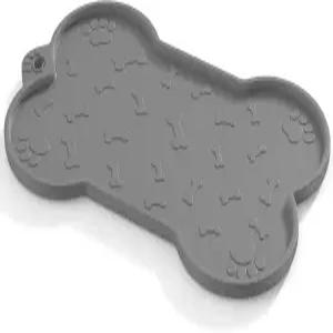 고양이 사료 매트 안전 실리콘 방수 패드 가장자리가 높은 강아지 식용 및 물용 개