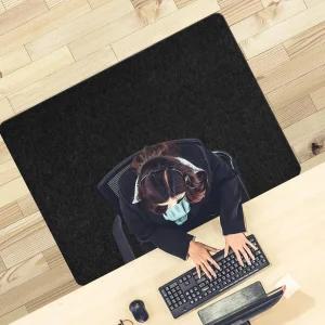 하드우드 바닥 및 타일용 플라풋 책상 의자 매트 55 x35 롤링 의자용 대형 미끄럼 방지 소재 컴퓨터 러그