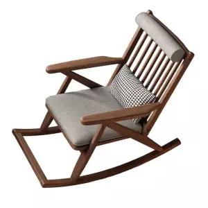 북유럽 독서 흔들의자 락킹체어 안락 1인용 스윙