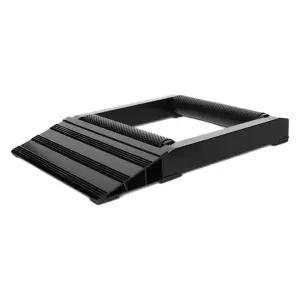 평로라 트레이닝 자전거 트레이너 실내 라이딩 롤러 홀더(블랙) 홈 철제 1개