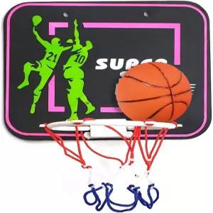 와 성인을 위한 아트크리에이티비티 스틱온 플라스틱 농구 후프 게임 ？ 조립이 필요 없으며 미니 볼 백보드