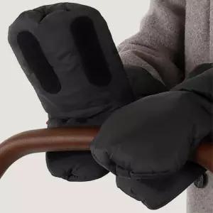 유모차 방한 장갑 검정 핸드머프 워머 자전거 손잡이커버 방풍 겨울 개모차