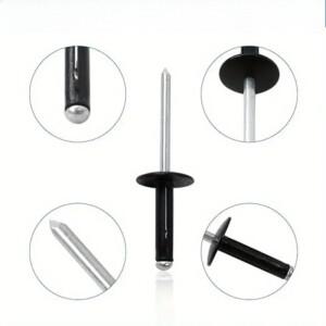 검정색 도장 알루미늄 삼중 블라인드 리벳 대형 플랜지 벌브 자동차 에어컨