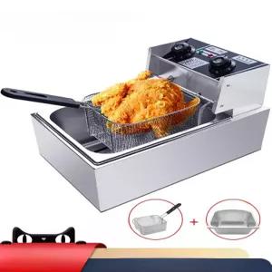 대형 업소용 전기 튀김기 대용량 치킨 감자 튀김 기계