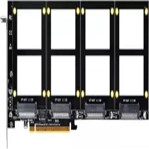 GLOTRENS PU41 쿼드 U.2에서 PCIe 4.0 X16 어댑터(PCIe 분기 없음) OS 툴을 통한 소프트 U.2 SSD RAID 설정