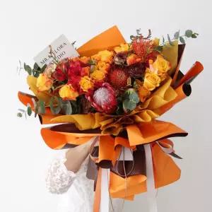 키밍 꽃다발 포장지 부케 재롱잔치 발표회 졸업식