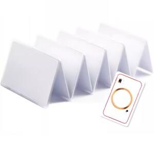 IC + ID 듀얼 RFID NFC 카드  EM4100 FM11RF08 S50 복합 125khz 13.56mhz 키 태그 액세스 제어  5 개