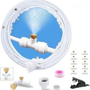 파티오 미스터 시스템 외부 미스트 키트  황동 어댑터  효율적인 냉각용 목장 정원용 편안함