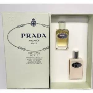 프라다 Milano Infusion D'Iris 퍼퓸 기프트 Set: 1.7oz 오 드 스프레이3.4oz Body Lotion