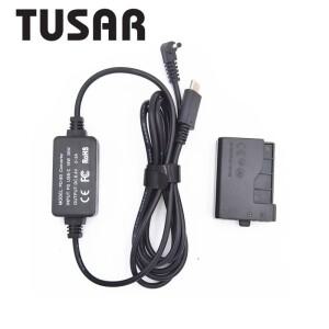 [호환품]DR-E10 커플러 USB-C PD 케이블 LP-E10 LP E10 더미 배터리 캐논 호환 EOS 1100D T3 T5 T6 X50 X70