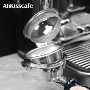 AliKisscafe 58mm 에스프레소 필터 바구니 E61 용 구형 정밀 가기아 호환 포터필터 커피 머신 액세서리 바