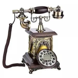 빈티지 전화기 유럽식 카페 가정용 엔틱 골동품 클래식 구식