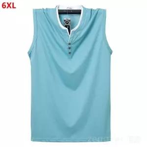 빅 사이즈 아이스 탑6XL7XL여름 순면 티셔츠 민소매 빅사이즈