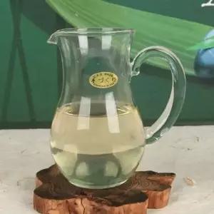 손잡이 유리컵 피즐병 350ml 유리찻잔 유리티포트 다도구 다기 다관 유리컵 유리다기 치카오