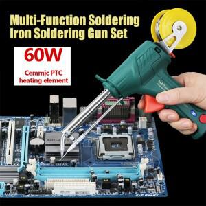 다기능 납땜 인두 건 세트 휴대용 철 용접기 110V/220V 내부 가열 산업용 레이저 도구