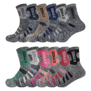 [10켤레 세트] 남성/여성 비비맥스 이중파일 스포츠 아웃도어 등산양말