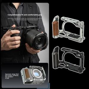 [호환품]2026년형 니콘 ZR 알루미늄 스틸 케이지 카메라 (나무 손잡이 콜드 슈 내마모 및 부식 방지 액세서