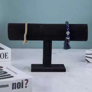 [하프클럽/]헤어끈보관대 시계 헤어끈 수납 목걸이 주얼리전시대 T자