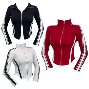 라인플렉스집업 그렉긴팔 하이넥 크롭 언발아우터 운동복 플리