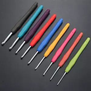 실리콘 뜨개질 코바늘 1P 뜨개바늘 뜨개용품 2.0mm-10.0mm