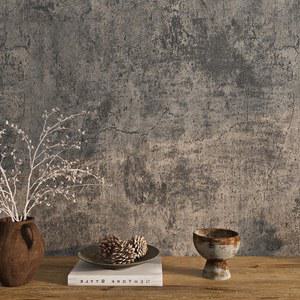 리브리닌 15.8x394 필 앤 스틱 벽지 콘크리트는 갈색 남성 다크 아카데미아 라임 워시 시멘트 텍스처 월페이퍼 렌터 친화적인 조리대 접촉 종이 방수 기능이 있습니다