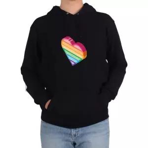 [하프클럽/]후드티 하트 무지개 레인보우그림 다양한 색상 사이즈