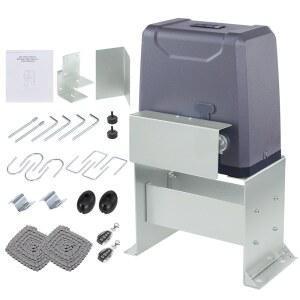 CO-Z 3300파운드 자동 슬라이딩 게이트 오프너(2개의 리모컨, 전동 롤링 진입로 펜스 슬라이드 모터, 최대 40피트 게이트를 위한 완전한 운영자 하드웨어 시스템 키트 포함)