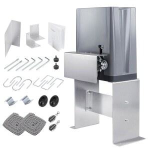 CO-Z 1800파운드 자동 슬라이딩 게이트 오프너(2개의 리모컨, 전동 롤링 진입로 슬라이드 모터, 최대 40피트 게이트를 위한 완전한 운영자 하드웨어 시스템 키트 포함)