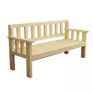 원목 평상형쇼파 나무벤치 등받이 카페 빈치지 베드형