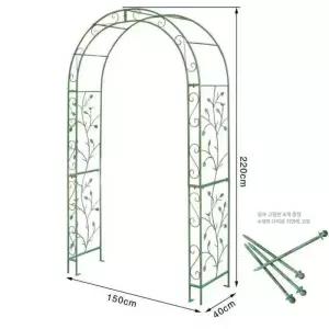 장미 아치 전원주택 식물 식물 철제 넝쿨