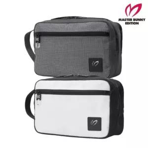MASTER BUNNY 남성 골프 투지퍼 메쉬 파우치 가방 E1BG-101