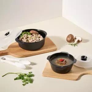 이지앤프리 쿡세이프 전자레인지 조리용기 650ml 2종 4P 세트