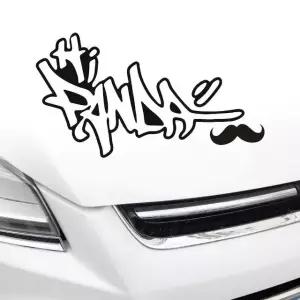 희망스티커 판다디자인 차량스티커 초보운전 초보운전판다 (WFKC065)