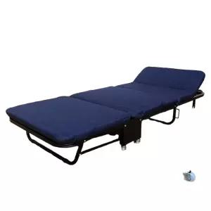 싱글 1인용 접이식 등받이 온열 폼매트 간이침대 사무실 낮잠 휴식 침상 이동식